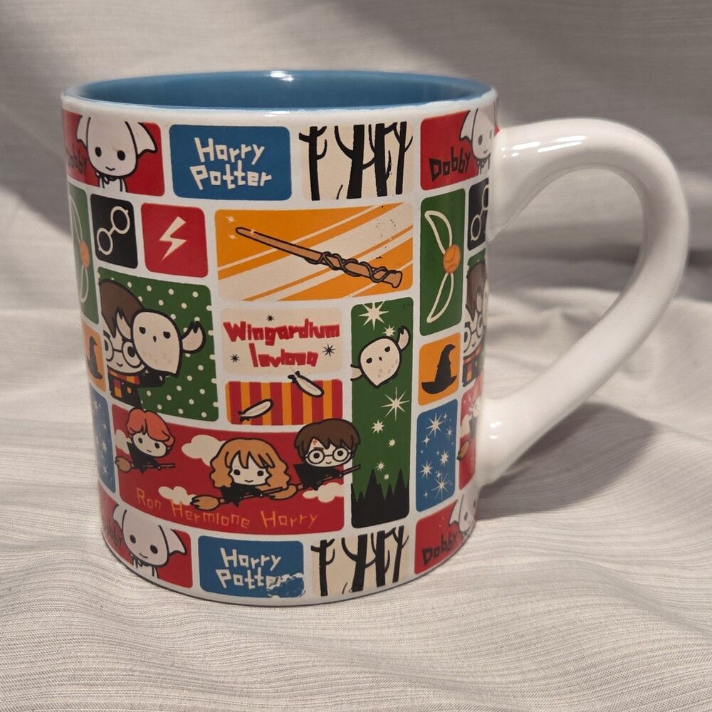 SILVER BUFFALO Chibi Characters HARRY POTTER 14 OZ Ceramic COFFEE Tea CUP MUG